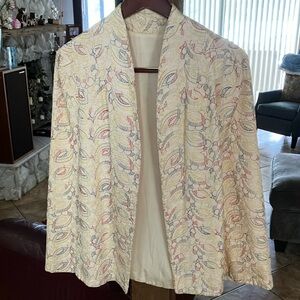 Vintage Embroidered Cape